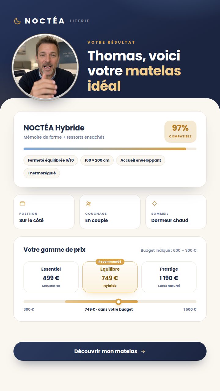 Exemple de vidéo résultat personnalisée générée par VideoFunnel