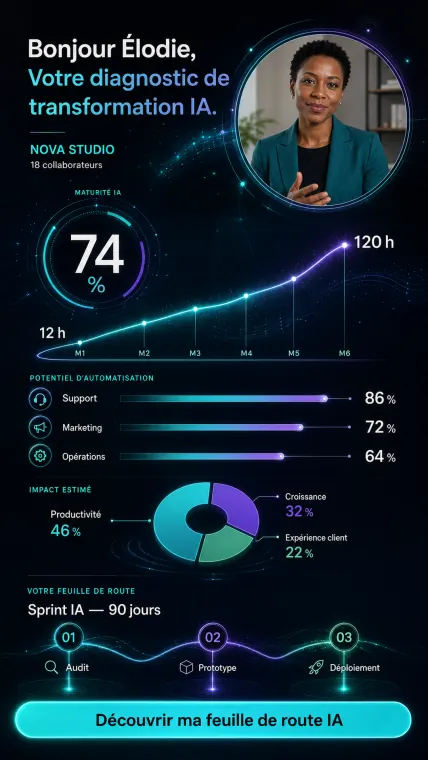 Video funnel template — AI transformation diagnostic